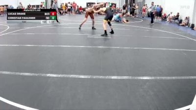 150 lbs Round 2 (6 Team) - Christian Faulkner, Freakztyle Wrecking Crew vs Lucas Drake, Mat Assassins Red