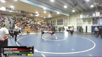 165 lbs Semifinal - Christian Stoeber, Fountain Valley vs Travis Coleman, Paloma Valley