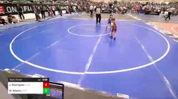 37 lbs Semifinal - Jiovani Rodriguez, Sunnyside Little Grapplers vs Wesley Adams, Salem Elite Mat Club