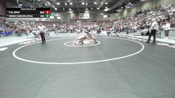 2A 138 lbs Champ. Round 1 - Cal Bray, Millard vs Omar Carlos-Avila, Gunnison Valley