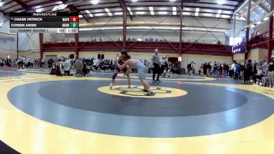 175 lbs Champ. Round 1 - Chase Hetrick, Malvern Prep vs Corbin Aiken, Brownsburg