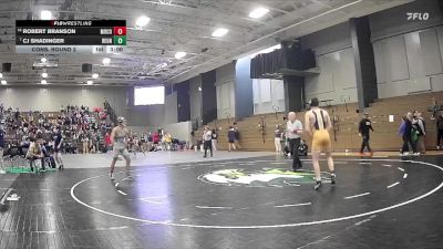 149 lbs Cons. Round 2 - CJ Shadinger, Reinhardt University vs Robert Branson, Montreat College