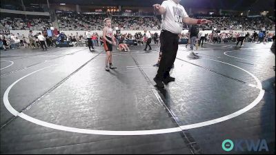 78 lbs 3rd Place - Gabriella Alba, Cowboy Wrestling Club vs Whitlee Combs, Cowboy Wrestling Club