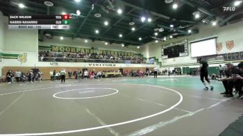 126 lbs Cons. Round 3 - Kaiden Navarro, Cajon vs Zack Wilson, Yucaipa