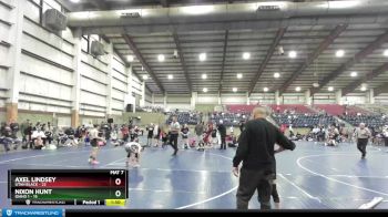 78 lbs Quarters & Wb (16 Team) - Axel Lindsey, Utah Black vs Nixon Hunt, Idaho 1