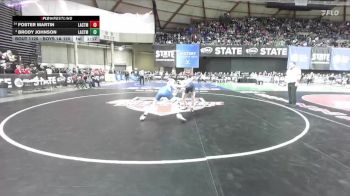 Boys 1A 120 lbs Champ. Round 2 - Brody Johnson, La Center vs Foster Martin, La Center