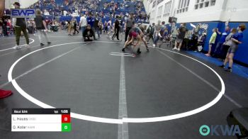 126 lbs Quarterfinal - Landon Hayes, Choctaw Ironman Youth Wrestling vs Quade Kolar, Harrah Little League Wrestling