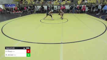 130 lbs Consi Of 8 #2 - Kaybrie Sharp, Grove vs Mariah Ahmed, Owasso Girls HS