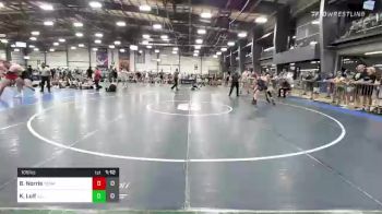 106 lbs Rr Rnd 2 - Ben Norris, Team Barracuda vs Kameron Luif, Illinois Menace Lightning