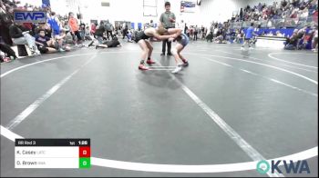 86 lbs Rr Rnd 3 - Konnr Casey, Little Axe Takedown Club vs Daeton Brown, Shelton Wrestling Academy