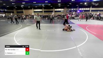 130 lbs Quarterfinal - Mitchell Hernandez, Coachella Valley WC vs Gage Nielson, Canyon View HS