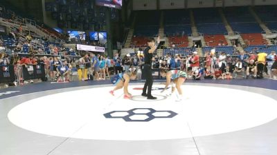 140 lbs Champ. Rd Of 64 - Kya Krueger, Wisconsin vs Kesi Tsarni, Maryland
