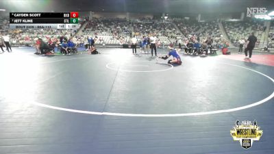 B6A-113 lbs Cons. Semi - Cayden Scott, Bixby vs Jett Kline, Stillwater