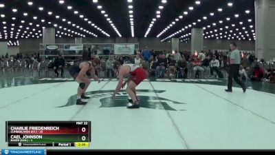 174 lbs Placement (4 Team) - Cael Johnson, Baker (Kan.) vs Charlie Friedenreich, Cumberlands (Ky.)