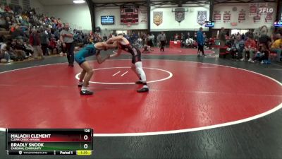 126 lbs Round 3 - Bradly Snook, Cardinal Community vs Malachi Clement, Clear Creek-Amana