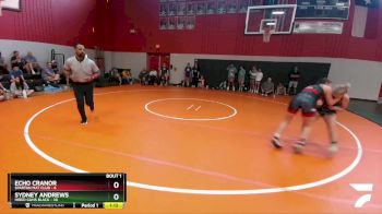 126 lbs Round 1 (8 Team) - Sydney Andrews, Hired Guns Black vs Echo Cranor, Spartan Mat Club