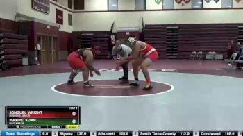 285 lbs Cons. Round 1 - Jonquel Wright, Dubuque Senior vs Maximo Kuan, Maquoketa