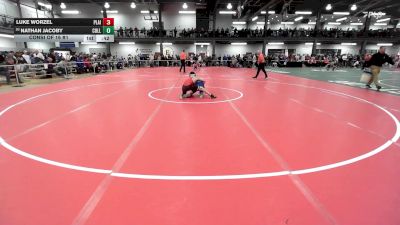 110 lbs Consi Of 16 #1 - Luke Worzel, Plainedge vs Nathan Jacoby, Collegiate