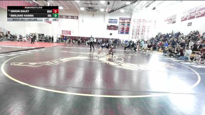 126 lbs Consi Of 8 #2 - Deron Daley, Granby vs Emiliano Kasma, Rocky Hill