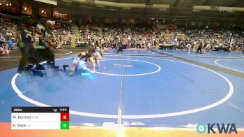 80 lbs Round Of 16 - Matthew Bermea, Clinton Youth Wrestling vs Noah Back, R.a.w.