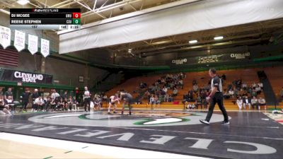 157 lbs Reese Stephen, Cleveland State vs DJ Mcgee, George Mason