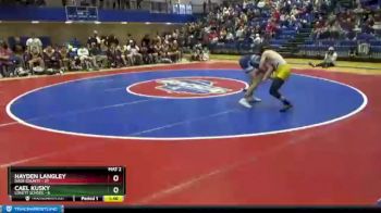 106 lbs Semis & 1st Wb (8 Team) - Cael Kusky, Lovett School vs Hayden Langley, Dade County