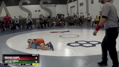 55 lbs Round 4 - Jaxton Wirick, Team Atomic vs Graham Kaiser, Junior Terps Xtreme