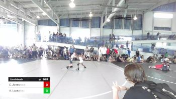 54 lbs Consolation - Colton Jones, SoCal Hammers vs Amia Lopez, California Grapplers