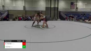 185 lbs Quarterfinal - Orlando Cruz, Region Wrestling Academy vs Bradyn Fennell, Warrior Wrestling Club