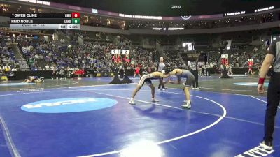 157 lbs Champ. Round 1 - Reid Noble, Lander vs Owen Cline, Colorado Mesa
