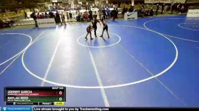 105 lbs Semifinal - Raylan Reed, Delta Wrestling Club vs Johnny Garcia, Warriors Wrestling Academy