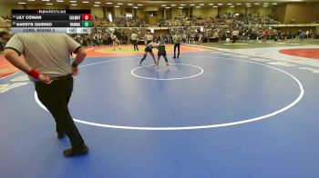 145 lbs Cons. Round 2 - Lily Cowan, Eagle Mountain vs Karsyn Quirino, Canyon Randall