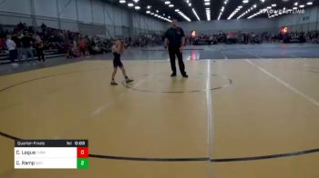 58 lbs Quarterfinal - Te'andre Spurlock, Toss Em Up Wrestling Academy vs Jett Foster, Mn Elite