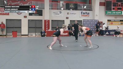 207 lbs Cons. Round 3 - Gianna Redcorn, Friends University vs Kylee Lindsley, Ottawa University