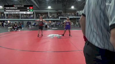 285 lbs Cons. Round 1 - Sam Costello, Loras vs Remington Hiser, Blackburn