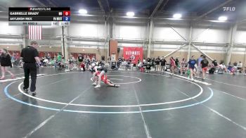 40 kg Rr Rnd 6 - Gabrielle Brady, Team Maryland - GK8E vs Jayleigh Rex, PA West 1 - GK8E