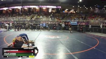 1A 175 lbs Champ. Round 1 - Shaun Sandidge, Bay vs Myles Sadeek, Mater Lakes Academy