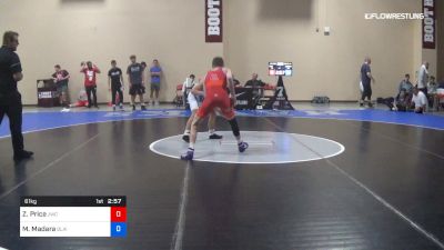 61 kg Rnd Of 64 - Zach Price, Jackrabbit Wrestling Club vs Mike Madara, Blairstown Wrestling Club