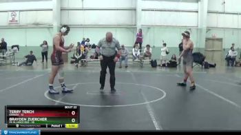 160 lbs Round 6 (8 Team) - Brayden Zuercher, PA Alliance Red vs Terry Terch, Kraken
