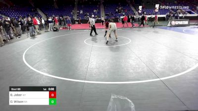 152 lbs Round Of 64 - Braedan Jaber, Whittier vs Drew Wilson, Westford Academy