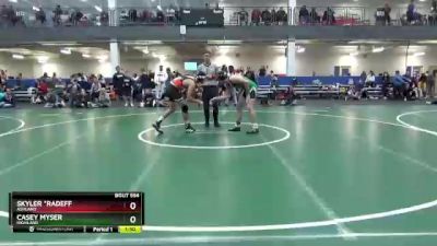 172 lbs Round 3 - Casey Myser, Highland vs Skyler *Radeff, Ashland