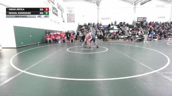 285 lbs 3rd Place - Aidan Arcila, Berlin vs Miguel Rodriguez, Bristol Eastern