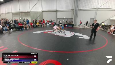 106 lbs Quarters & 1st Wb (16 Team) - Caleb Jackson, Utah vs Nicolas Moore, Tennessee