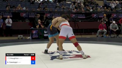 97 lbs Cons. Round 5 - Tyrie Houghton, WOLFPACK WC/TMWC vs Anthony Cassioppi, HWC/TMWC