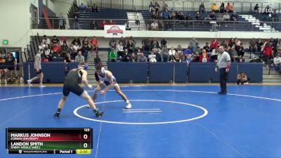 125 lbs Cons. Round 3 - Markus Johnson, Corban University vs Landon Smith, Embry-Riddle (Ariz.)