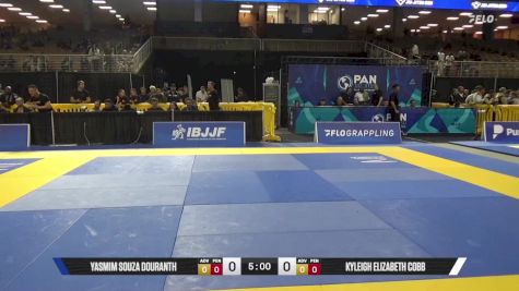 Kyleigh Elizabeth Cobb vs Yasmim Souza Douranth 2025 Pan Jiu Jitsu IBJJF Championship