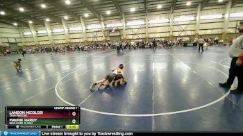 75 lbs Champ. Round 1 - Mavrik Hardy, Bear River Jr High vs Landon Nicolosi, Team Prestige