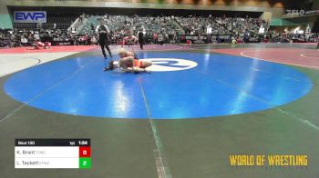 138 lbs Consi Of 8 #1 - Khristian Brant, THURSTON COUNTY WRESTLING CLUB vs Luie Tackett, Elite Force Wrestling Club