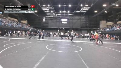 141 lbs Champ. Round 3 - Shiwoko Shiwoko, Waldorf (Iowa) vs Channing Porter, Arizona Christian University