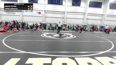 B-50 lbs Consolation - Dimitri Staton, MI vs Aspen Zamitalo, WI